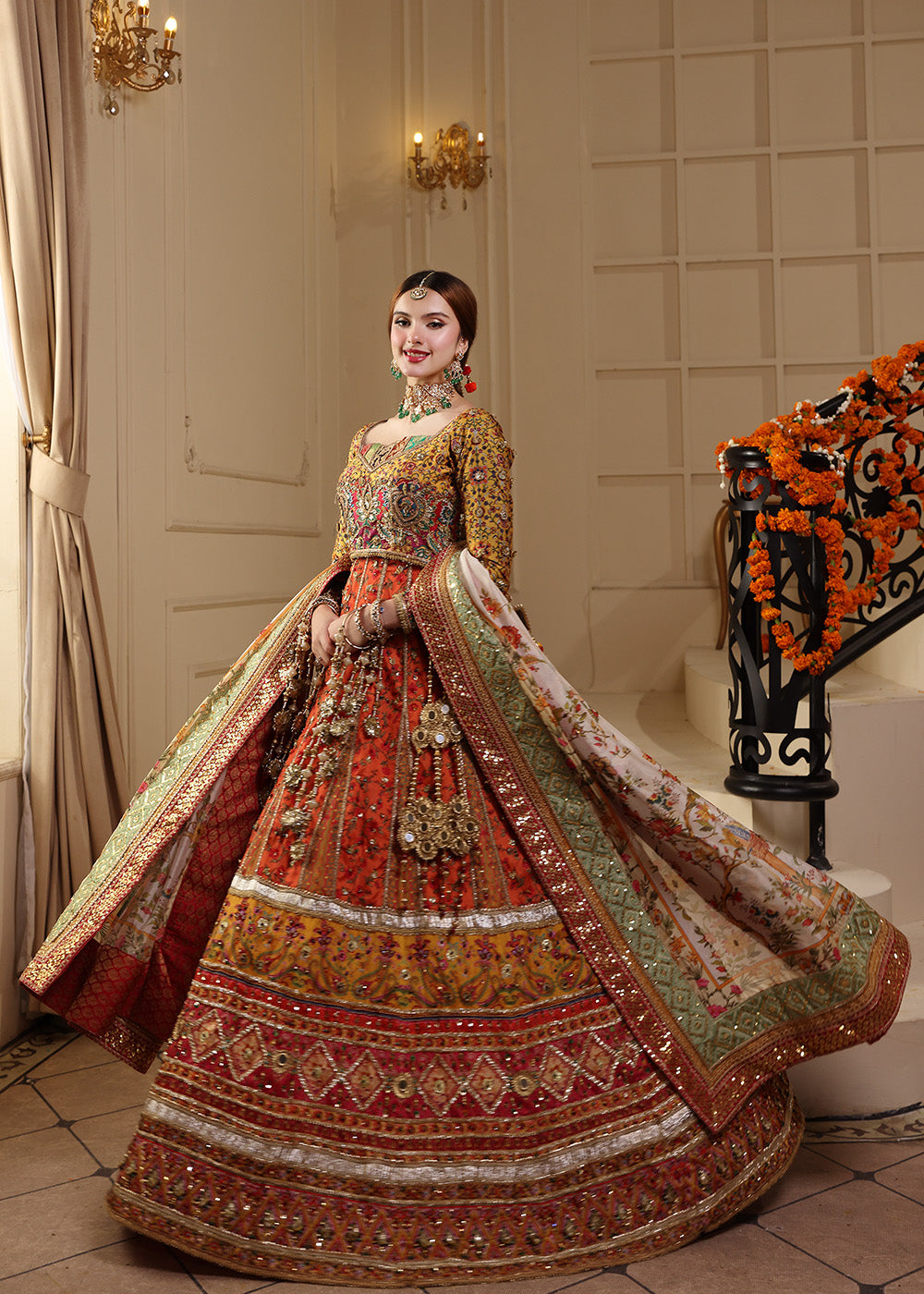 mehndi designer dresses pakistani Buy Pakistani Designers Mehndi Dresses Online Nameera by Farooq